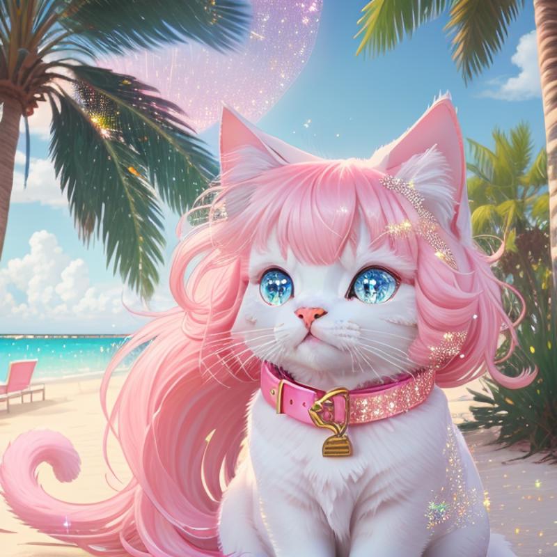 00743-1118020969-glitter  cat and pink sea and palm tree.png